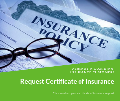 image to request certificate of insurance